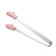 thumbnail image 2 of Mini pinzas de acero inoxidable con agarre de silicona rosa | Pinza antideslizante duradera para cubitos de hielo, pasteles y patatas fritas | Herramienta de cocina compacta y ligera para postres,, 2 of 6