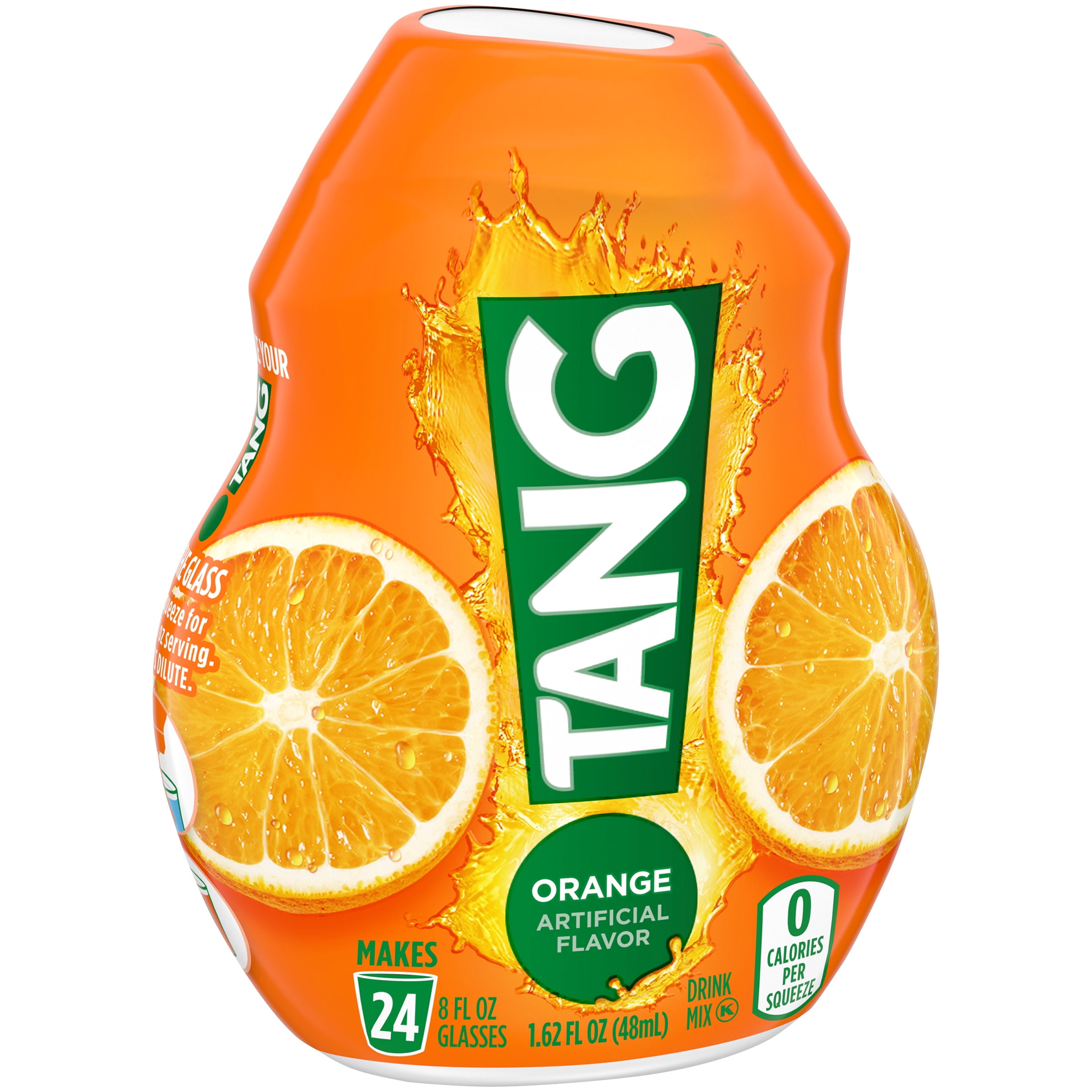 Geelachtig Ontrouw twintig Tang Orange Artificially Flavored Liquid Soft Drink Mix, 1.62 fl oz Bottle  - Walmart.com