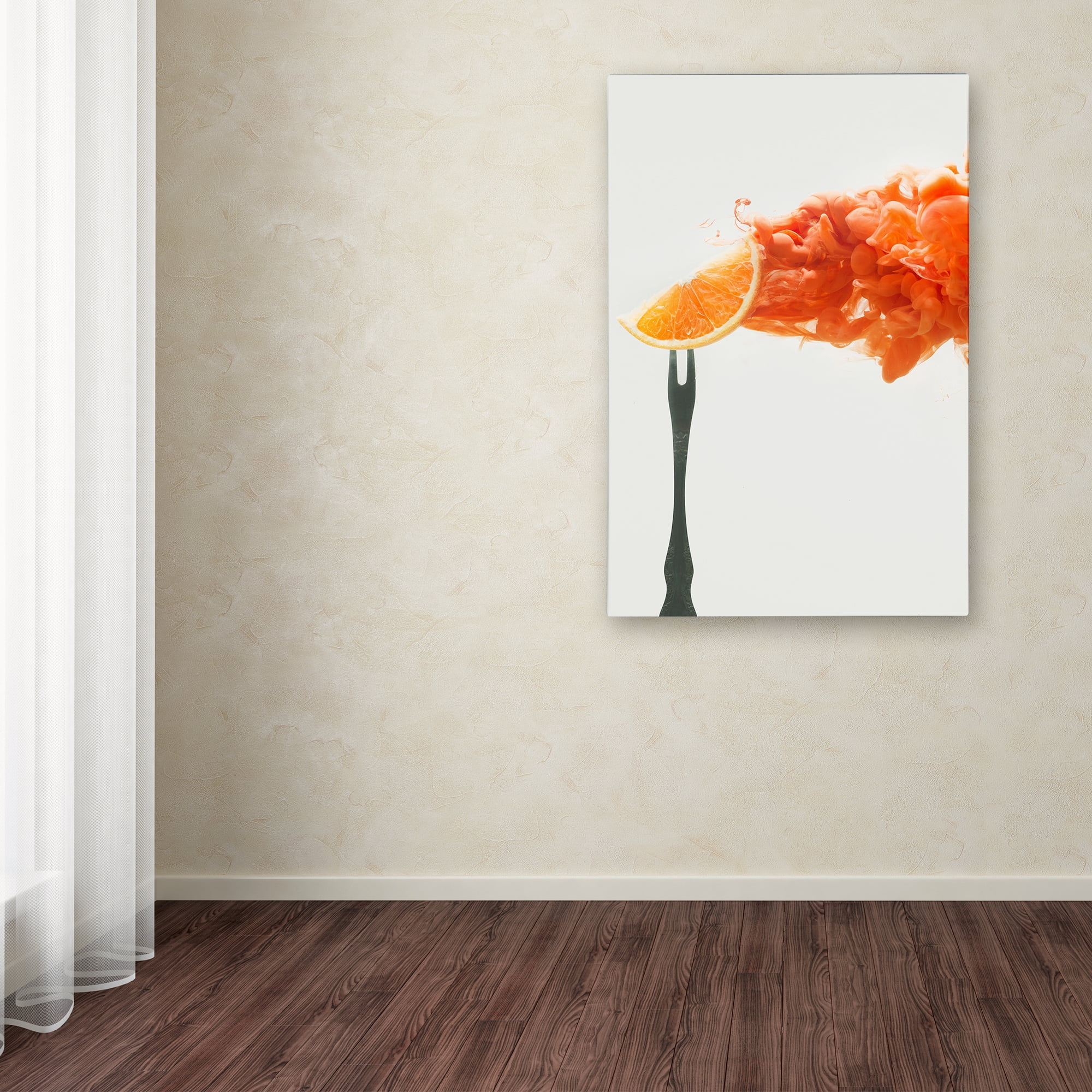 Trademark Fine Art 'Disintegrated Orange' Canvas Art by Dina Belenko