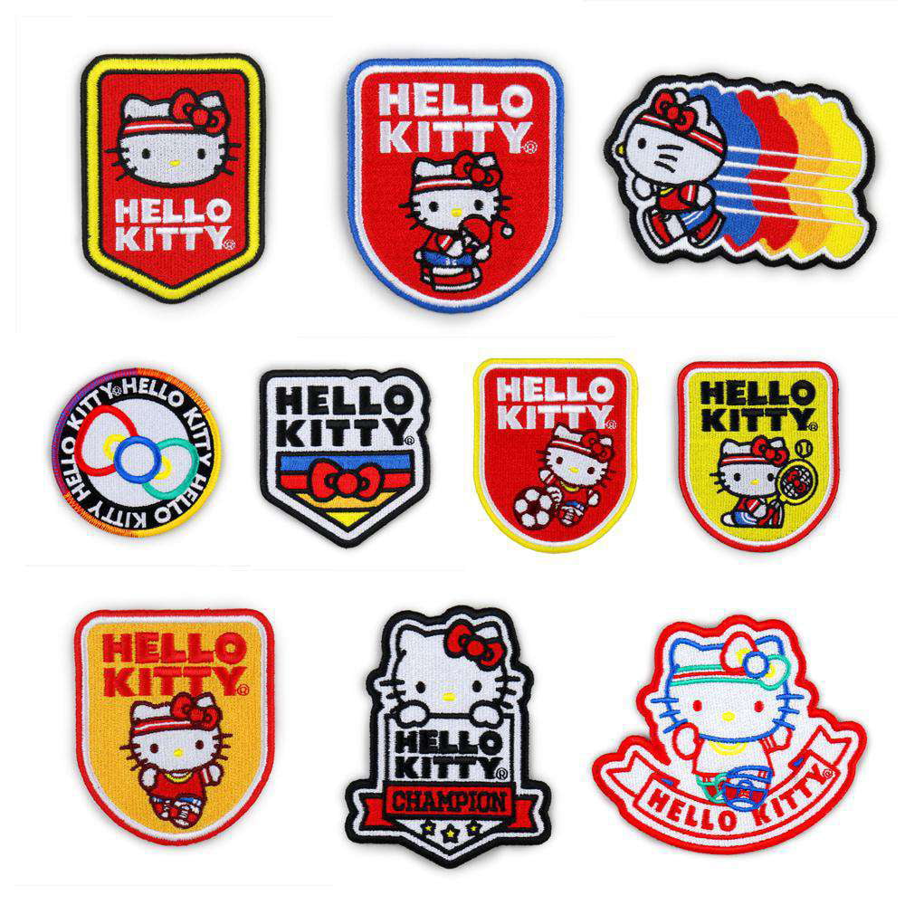 Hello Kitty - Hello Kitty - Flower- Patch - Back Patches - Patch Keychains  Stickers -  - Biggest Patch Shop worldwide