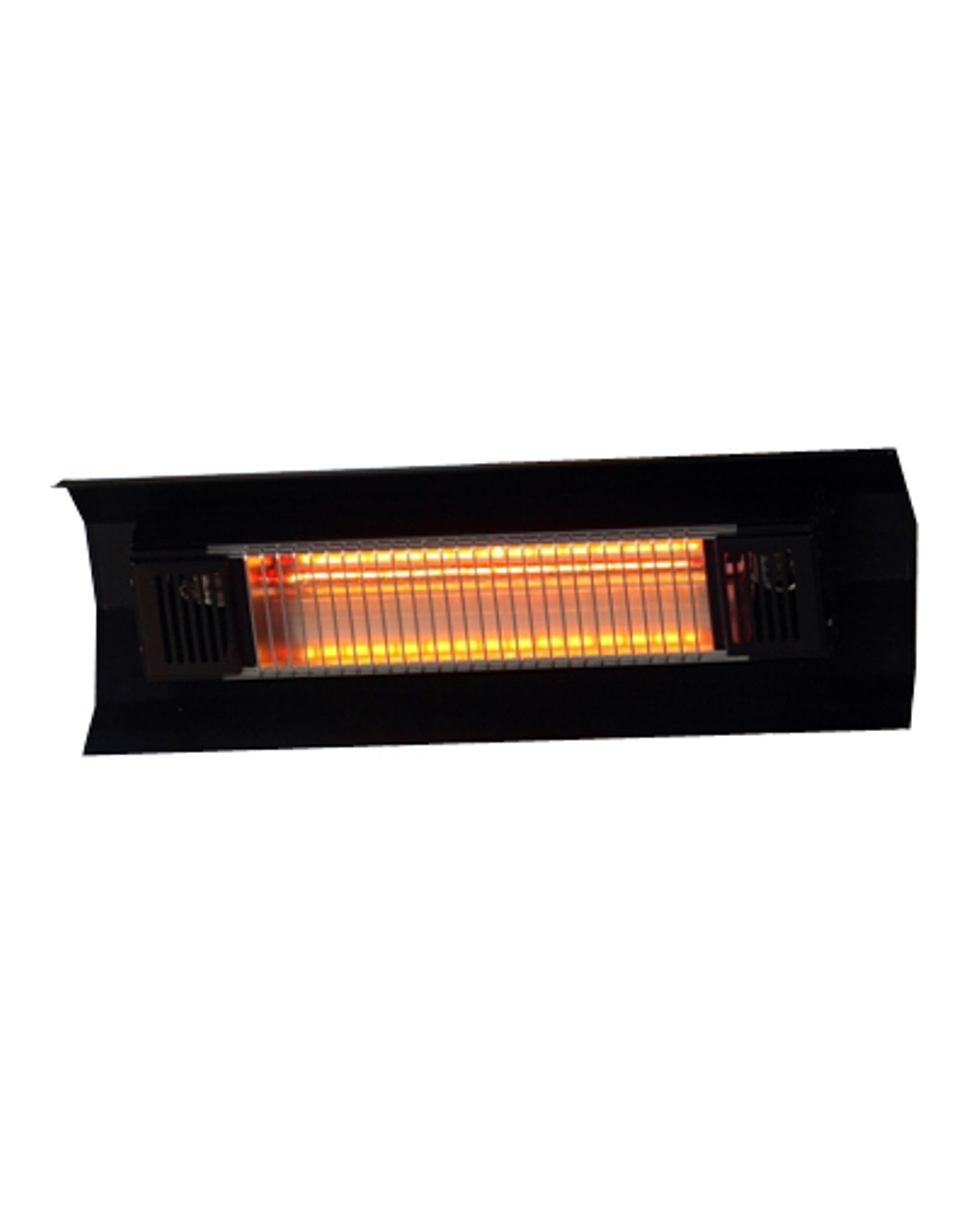 Black Steel Wall Mounted Infrared Patio Heater Walmart Com