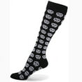 thumbnail image 4 of Yoyauz Men's & Women's Cycling Compression Socks - Best for Running, Sports, Cycling - 15-20 mmHg (Skull Pattern), 4 of 6