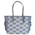 thumbnail image 1 of Michael Kors Bolso Tote Multitarea illy Jet Set Grande con Cordón y Cremallera Superior para Mujer, en Denim, 1 of 10