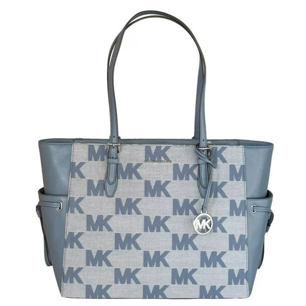 Michael Kors Bolso Tote Multitarea illy Jet Set Grande con Cordón y Cremallera Superior para Mujer, en Denim