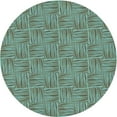 thumbnail image 1 of Ahgly Company Machine Washable Indoor Round Transitional Medium Aqua Marine Green Area Rugs, 5' Round, 1 of 7