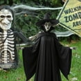 thumbnail image 5 of BinKFF Witch Garden Stakes for Halloween Decor, 8.5 inchs Halloween Pumpkin Bats Ghost Garden Yard Sign for Lawn Decorations Outdoor Garden Halloween Party Decor, 5 of 5