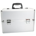 thumbnail image 3 of Ktaxon Pro Aluminum Makeup Train Storage Case Jewelry Box Cosmetic Organizer Lockable, 3 of 5