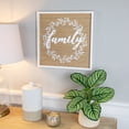 thumbnail image 2 of Northlight Family Framed Wooden Wall Sign - 15.75" - White, 2 of 7