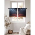 thumbnail image 5 of Sheer Curtains 54 Inches Long, Basketball Court Light Filtering Window Curtains for Living Room/Bedroom, Indoor Sports Field Scene Modern Rod Pocket Voile Sheer Curtain Drapes, 52"W x 54"L, 2 Panels, 5 of 8