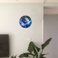 thumbnail image 3 of Glow in the Dark Wall Clock for Bedroom - Blue Earth Wall Clock Battery Operated 14 Inch - Slient Wall Clock for Kids, 3 of 7