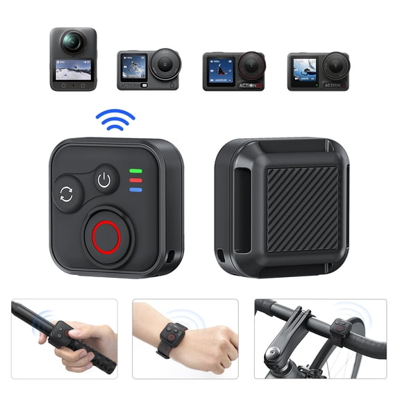 Remote Controller for DJI Osmo 360 /Action 6/5 Pro/4 Action Camera, Up to 50-Meter Long Range Control Design with Wrist Strap
