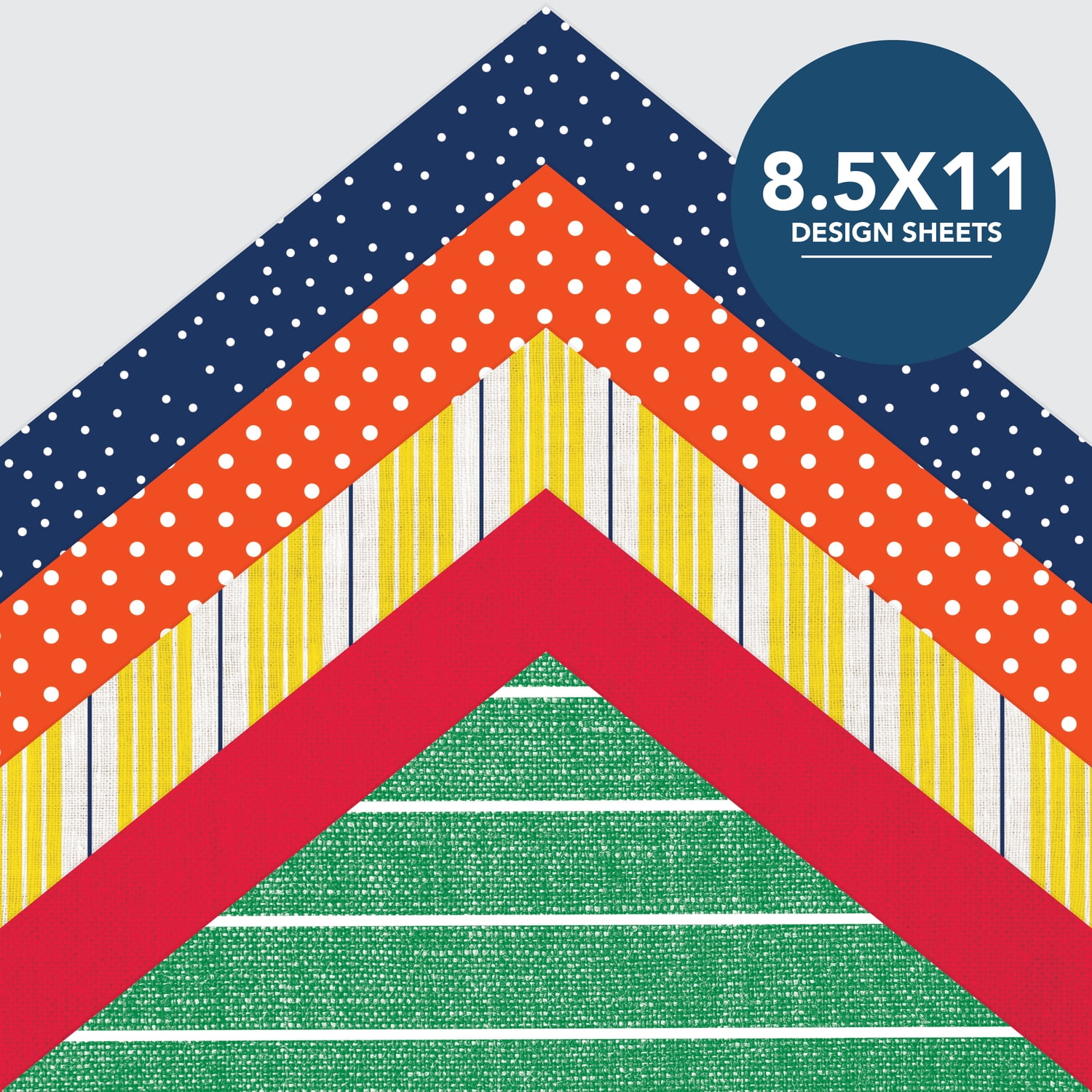 (2 pack) Roobee by Mara Mi Multicolor Bright and Bold Paper Pad, 50 Sheets, 25 Designs