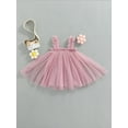thumbnail image 4 of GXFC Toddler Baby Girl Tulle Dress  Sleeveless Solid Layered Tutu Dress White 6M-5T, 4 of 8