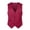 Red, variant on Zylarhe Mens Solid Wedding Dress Vest Coat British Leisure Slim Stage Classic Formal Tank Top for Groom Groomsmen Red XXXXL