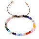 thumbnail image 1 of Pulseras de Piedra Natural Pulseras de Cuentas Tejidas a Mano Pulseras Trenzadas de Piedra, 1 of 5