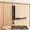 Dark gray, variant on Spring Aluminum Alloy PP Over The Door Hanger Foldable Clothes Hook for Wardrobe Space