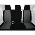 thumbnail image 2 of CalTrend Rear 60/40 Split Bench Carbon Fiber Seat Covers for 2017-2022 Chrysler Pacifica - CR175-03FC Charcoal Insert with Black Trim, 2 of 3
