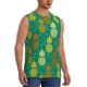 thumbnail image 2 of Fotbe Pineapples1 Men's Camiseta sin Mangas Estampada para Hombres, Playera Casual para Gimnasio, Entrenamiento, Playa-Large, 2 of 7