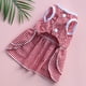 thumbnail image 5 of Vestido de Mascota Hermoso y Moderno, Felinos y Perros a la Vanguardia de la Moda, Rojo L, 5 of 7