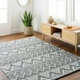 thumbnail image 2 of BoutiqueRugs Evita Bohemian, Transitional Area Rug - Gray, White, Charcoal - 6' x 9', 2 of 8