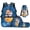 Blue Astronaut Capybara, variant on Girls 17 Inch Backpack Set 4 Piece Galaxy Space Axolotl Print School Bookbag with Lunch Box, Water Bottle Holder and Pencil Case for Elementary Students