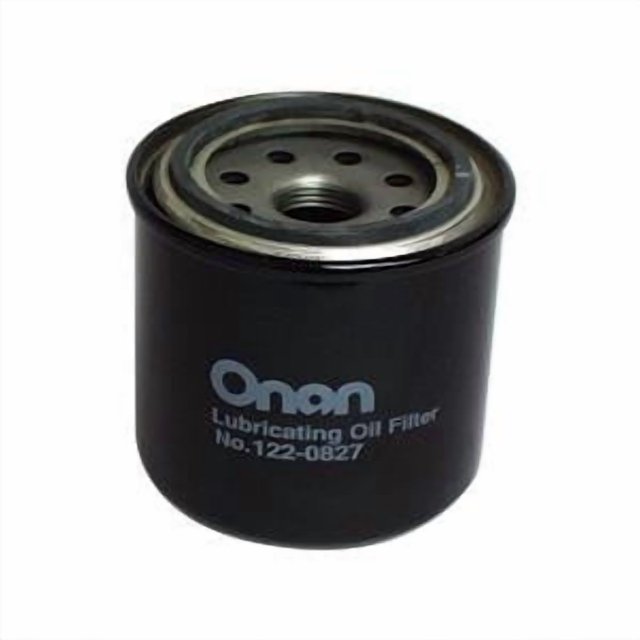 Cummins Power Generation Generator Oil Filter 122-0827 With Foam Pre-Cleaner; Without Wrench; Canister Style