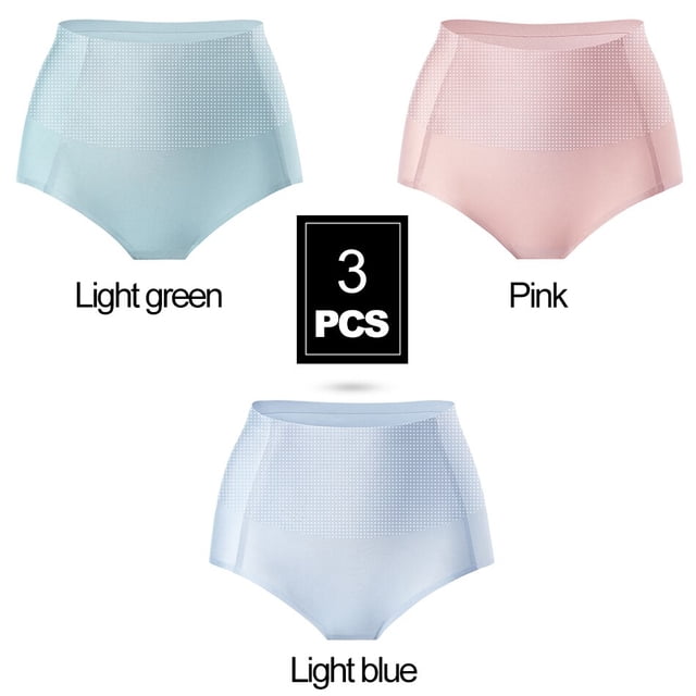 Ropa interior suave de cintura alta de oso para mujer, bragas sin costuras de seda helada, ropa moldeadora de cuerpo nueva 2022, bragas suaves transpirables elásticas para mujer Tan Jianjun unisex