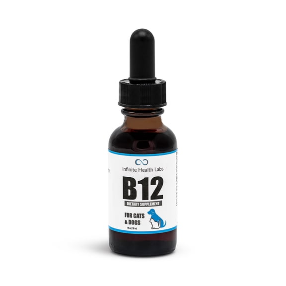 Liquid Vitamin B-12 for Dogs and Cats - Effective for All Animals Methylcobalamin (Methyl B12) Increase Energy, Appetite and Mood Made in USA Bioavailable