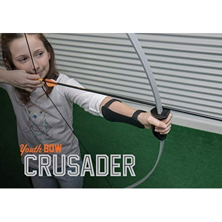 Bear Archery Crusader Bow for Youth Recommended Ages 9-12 Ambidextrous Continuous Draw Weight Up to 20 lb. Continuous Draw Length Up to 28-inches