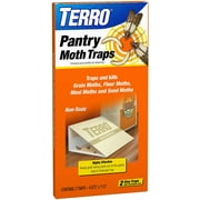 TERRO T2900 2-Pack Pantry Moth Traps - Traps grain moths, flour moths, meal moths, and seed moths