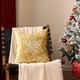 thumbnail image 1 of Adornos navideños, funda de almohada navideña, diseño de Papá Noel, árbol de Navidad, bordado, decoración navideña, funda de cojín con forma retorcida., 1 of 7