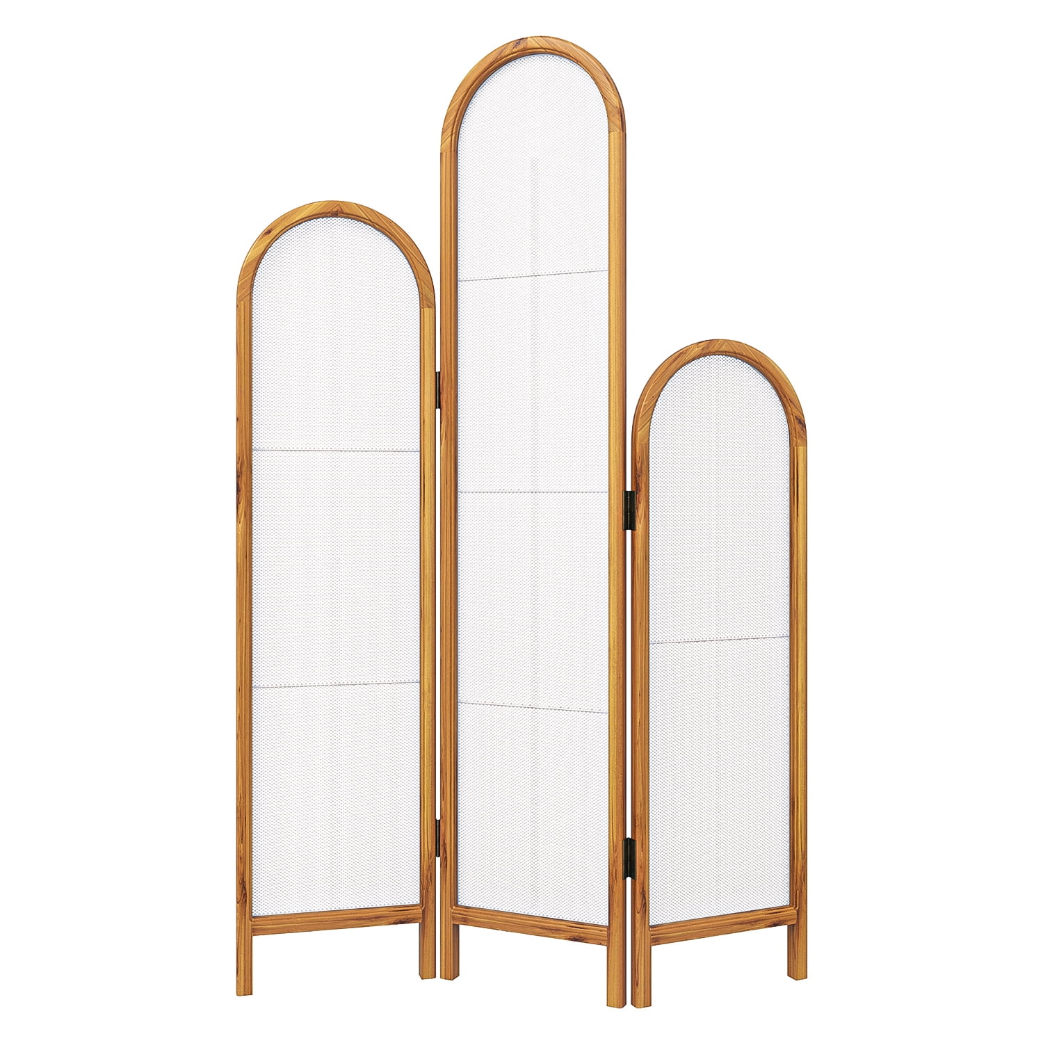Kadyn 3 Panels Folding Room Divider, Office Indoor Divider Privacy Screen for Living Room, Freestanding Room Divider Screen, White Kadyn 3 Panels Folding Room Divider, Office Indoor Divider Privacy Screen for Living Room, Freestanding Room Divider Screen, White