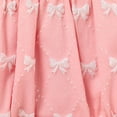 thumbnail image 5 of ZEHJUHAN Baby Girl's Sleeveless Ruffle Print Bow Strap Romper, Lace Trim Jumpsuit with Snap Closure Pink bow，0-3M, 5 of 7