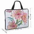 thumbnail image 2 of WERPE Flowers Diving Fabric Laptop Handle Bag Computer Protective Case 15inch, 2 of 5