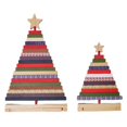 thumbnail image 1 of Wooden Christmas Trees Figurines Christmas Decorations, 1 of 5