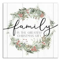 Creative Products Family is the Greatest Christmas Gift 16x16 Canvas Wall Art