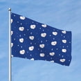 thumbnail image 2 of Picia Moon Lamb Printed Flag ,Moon Lamb Pattern Garden Flag Vertical Double,Yard Lawn Outdoor Decor 48x72", 2 of 9