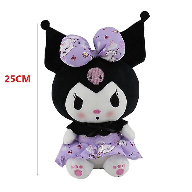 25 cm Japonés Sanrio Cinnamorol Dibujos animados alrededor Conviértete en un oso Mymelody Hello Kitty Pochacco Muñeco de peluche Juguetes de peluche Entrega rápida 25 cm2 kaili Sencillez