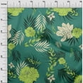 thumbnail image 3 of oneOone Coton Flex Vert Foncé Tissu Floral Tissu pour Robe Tissu Imprimé Tissu au Mètre 40 Pouces de Large, 3 of 4