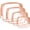 4Pcs Pink, variant on 4 Pack Clear Makeup Bags, TSA Approved Toiletry Bag Car Organizer Travel Cosmetic Case Portable Travel Essentials Bags for Toiletries Clear Summer Beach Bag Carry on Airport Airline Compliant Bag