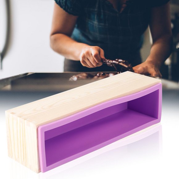 Silicone Soap Mold,900ML Rectangle Silicone Soap Cake Mold Soap Mold High-Intensity Output