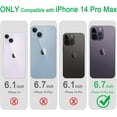 thumbnail image 2 of Compatible with iPhone 14 Pro Max Case, Clear Glitter Sparkle Soft TPU Anti-Scratch Shockproof Protective Phone Bumper, Women Girls Cute Slim Bling Phone Case for iPhone 14 Pro Max- 6.7 inch, 2 of 7
