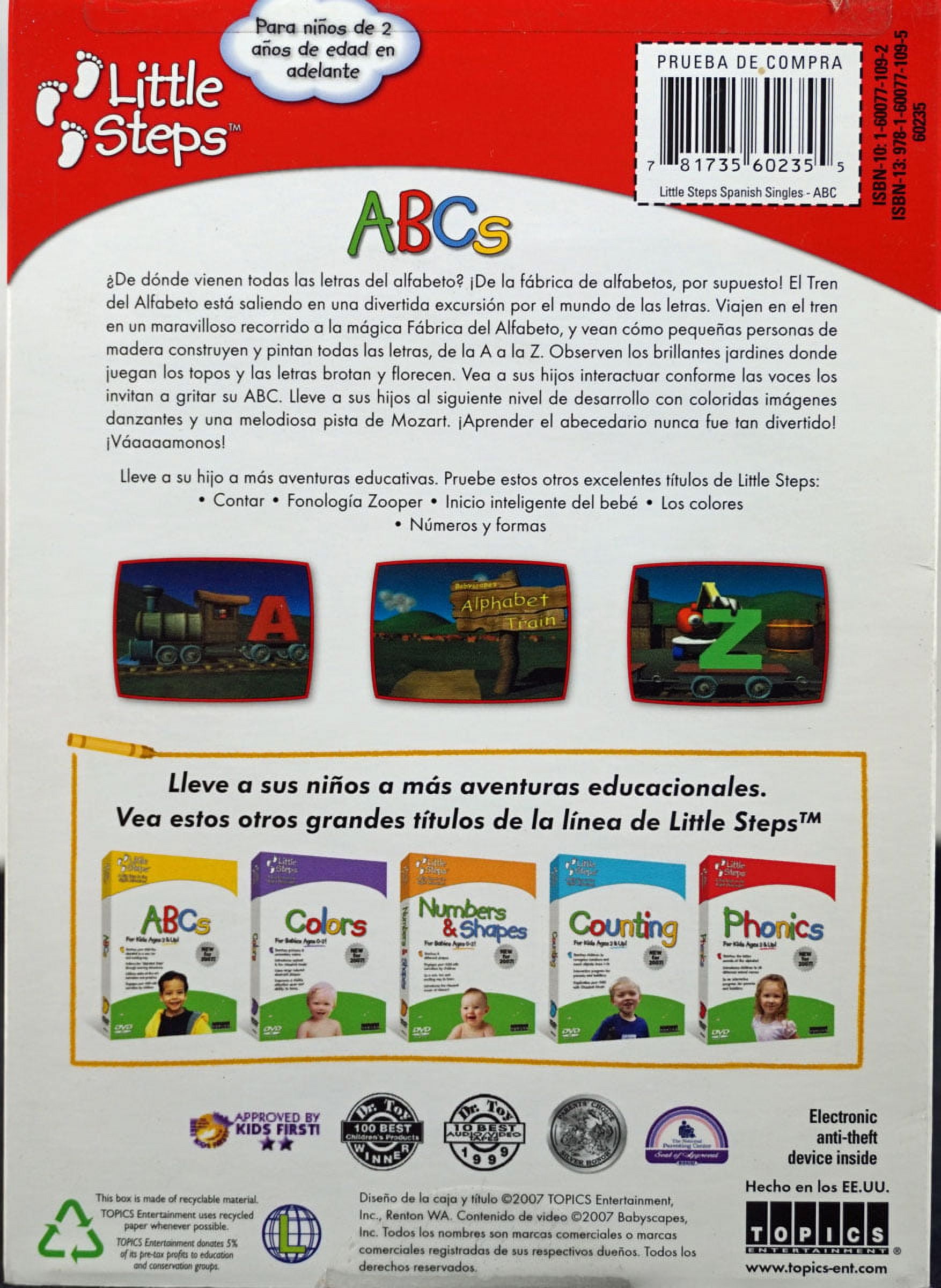 Learn the Colors, Numbers & ABC's in SPANISH - for ages 2