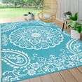 thumbnail image 1 of Alfombra de exterior Pauwer, 183 x 274 cm, impermeable, reversible, 1 of 8