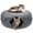 Dark Gray, variant on Gamexcel Cat Tunnel Bed for Indoor Cats, 24 Inch Felt Peekaboo Cat Cave, Washable Donut Hideaway Bed, Gray