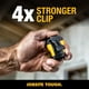 thumbnail image 2 of DEWALT Altavoz Bluetooth portátil (versión actualizada), altavoz portátil inalámbrico con clip Jobsite Pro resistente al agua (no magnético), micrófono incorporado para música/llamadas manos libres, a, 2 of 5