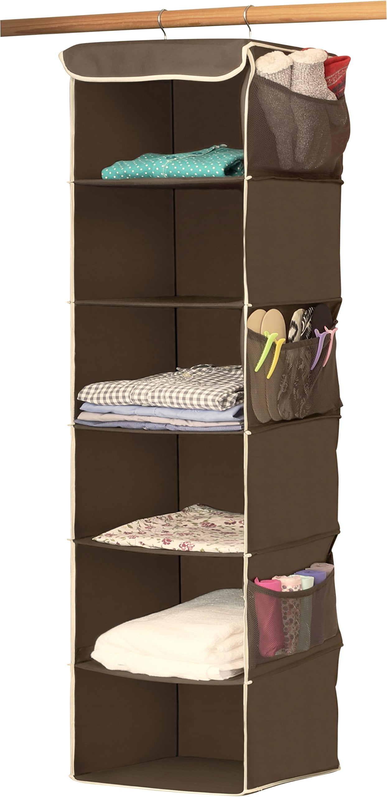 Deconstructed – Easy Closet Design with Hanging Shelves and Shoe Storage –  Rolanda L., Professional Organizer