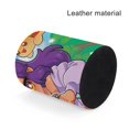 thumbnail image 4 of APHMAU-theme Cylinder Pen Holder Pencil Organizer with Flannel Lining PVC Leather Material Cardboard Base for study work 10*8CM, 4 of 6