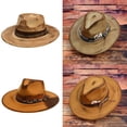 thumbnail image 2 of Breathable Fedoras Hat for Magicians Gentleman Carnivals Fedoras Hat Thicken Felt Hat for Adult Casual Gathering Wear, 2 of 9