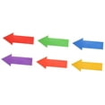 thumbnail image 3 of DYNWAVECA 6Pcs Markers Directional Sticker Multipurpose Basketball Marker Marker Mats Venue Marking Sign for Wait Line up Sport Straight Line, 3 of 10